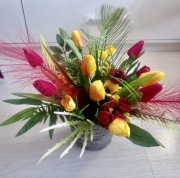 stroik wiosenny dekoracja wielkanocna