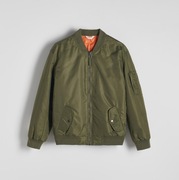 RESERVED__męska kurtka bomber / flyers / flek (XXL 3XL) jesień khaki