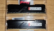 Pamięci RAM DDR4 Kingston HyperX Fury 2x8GB razem 16GB 