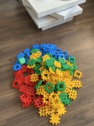 MEGA DUŻY Zestaw Klocków 180 sztuk  WAFLE