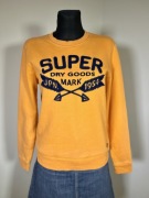 Bluza pomarańczowa ocieplana sportowa ciepła oversize s 36 damska