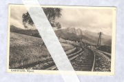 ZAKOPANE WJAZD TOR KOLEJOWY GIEWONT 1931 - 3859