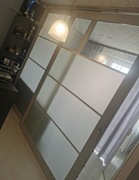 Drzwi przesuwne szklane ścianka szklana ściana przesuwna działowa suwane 