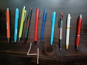 Długopisy w zestawie 