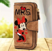 Disney Portfel damski Pojemny. Monety, banknoty i karty Nowy