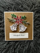 Kartka bożonarodzeniowa - dzwoneczki