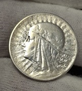 Moneta 5 zł  Polonia - Głowa Kobiety z 1933 r