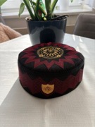 Muzułmański   kapelusz kufi haftowany, doppi, tubetejka