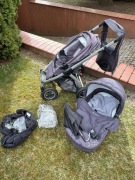 Wózek 2 w 1 maxi cosi gondola i spacerówka plus dużo akcesoriów 