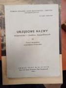 URZĘDOWE NAZWY.....