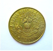 200 Lirów 1994 r. Italia 180 rocznica Karabinierzy