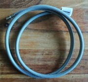 Wąż KFA do baterii z wyciąganą wylewką 1,5 m nylon