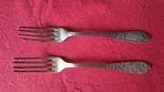 2 widelce obiadowe - przedwojenne