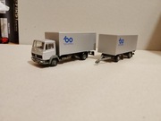 Herpa 1/87 Mercedes 814 przyczepa