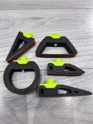 Uchwyty do szlifowania Modelarstwo Uchwyt na papier ścierny 5szt Green 