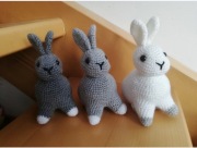 Zajączek wielkanocny,  szydelko