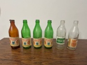 Buskowianka,Tonic 76,Bursztynek Kielczanka puste butelki PRL