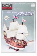 Mały Modelarz 3/2001,okręt żaglowy Mayflower