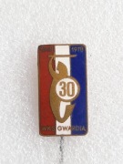 Odznaka 30 lat WKS Gwardia Warszawa (PRL)