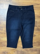 Rybaczki jeansowe stretch spodnie szorty jeans spodenki Marc Lauge 38 M
