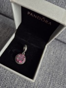 Charms zawieszka różowy tort urodzinowy Srebro 925