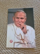 Obrazek z relikwią św.Jan Paweł II