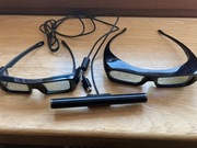 Okulary 3D SONY do TV (2 szt.+ transmitter)