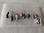 Mormyszki 8 szt..+ kiwok