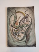 Akwarela Leszek Piechowski, artysta trójmiejski 1978