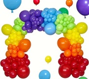 10 balonów  rożno kolorowych mieszane