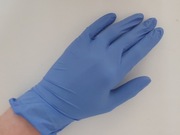 Rękawiczki ochronne nitrylowe ROZMIAR S op. 20 szt