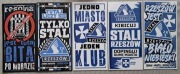 Vlepki STAL Rzeszów, CRACOVIA, Arka Gdynia, Lech, KSZO, Gryf Wej  # 35 mix