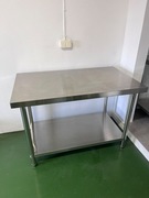 Stoły gastronomiczne ze stali nierdzewnej, jak nowe