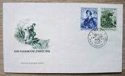 1956, Czechosłowacja, Michel 979-80 FDC, pies