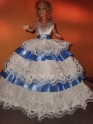 Suknia ,ubranko dla lalki barbie