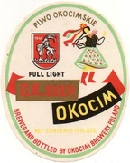 etykieta piwna - browar Okocim