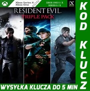 Resident Evil Triple Pack 4, 5 , 6 XBOX SERIES KOD