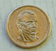 1 dolar 2009 James K. Polk  one dollar (2)  Stan !!