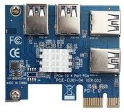 Adapter Rozdzielacz Portu PCI-E USB RISER SPLITTER