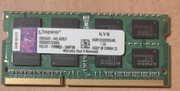 Kingston 4GB DDR3 PC3-10600 KVR1333D3S9/4G SO-DIMM