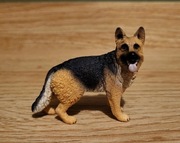 Schleich pies owczarek niemiecki figurka model wycofany z 2014 r.