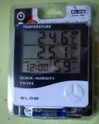 STACJA POGODY BEPRZEWODOWA NA BATERIE TERMO-HIGROMETR CZUJNIK BLOW HTC-2