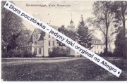BRZEZINY BERKENBRUGGE k. Drawno Choszczno Pałac koresp. rodu von Voss 1908