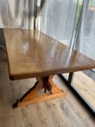 Stół ogrodowy dębowy 210 X 85 X 72 Kołobrzeg