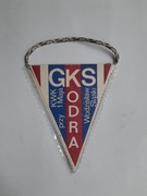 Proporczyk GKS Odra Wodzisław Śląski mały (PRL)