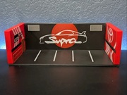 Toyota Supra Garaż Diorama 1:64 samochody Hot Wheels