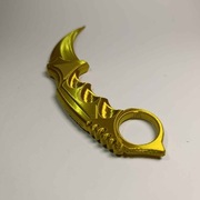 KARAMBIT w kolorze złotym (PLA) - DRUK3D