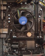 Płyta główna msi h110m pro-d + i5 6500 + chłodzenie + maskownica