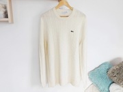 LACOSTE__SWETER WARKOCZOWY Z CZYSTEJ WEŁNY AH8566__ECRU__R.5__XL-XXL