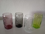 Coca Cola szklanki - puszka zestaw 4szt. kolekcjonerskie 